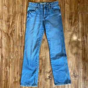 WRANGLER RETRO Boys Slim Straight Blue Jeans Denim Size 11